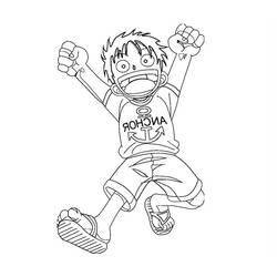 ぬりえページ: ワンピース (アニメとマンガ) #172052 - 無料の印刷可能なぬりえページ