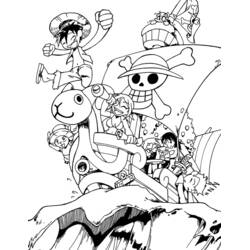 ぬりえページ: ワンピース (アニメとマンガ) #215176 - 無料の印刷可能なぬりえページ