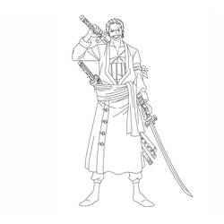 ぬりえページ: ロロノア・ゾロ (アニメとマンガ) #172500 - 無料の印刷可能なぬりえページ