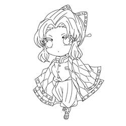 ぬりえページ: 胡蝶しのぶ (アニメとマンガ) #219313 - 無料の印刷可能なぬりえページ