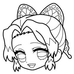 ぬりえページ: 胡蝶しのぶ (アニメとマンガ) #219328 - 無料の印刷可能なぬりえページ