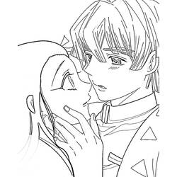 ぬりえページ: 善逸 (アニメとマンガ) #214107 - 無料の印刷可能なぬりえページ