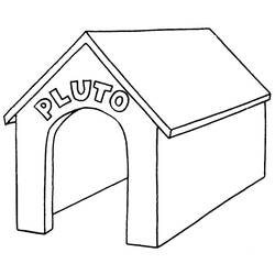 ぬりえページ: 犬小屋 (建物と建築) #62336 - 無料の印刷可能なぬりえページ