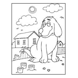 ぬりえページ: 犬小屋 (建物と建築) #62433 - 無料の印刷可能なぬりえページ