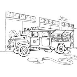 ぬりえページ: 消防署 (建物と建築) #215166 - 無料の印刷可能なぬりえページ