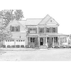 ぬりえページ: 家 (建物と建築) #66551 - 無料の印刷可能なぬりえページ