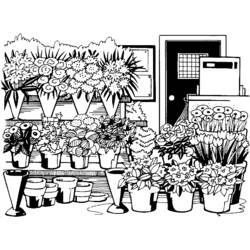 ぬりえページ: 店 (建物と建築) #67030 - 無料の印刷可能なぬりえページ