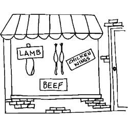 ぬりえページ: 店 (建物と建築) #67370 - 無料の印刷可能なぬりえページ