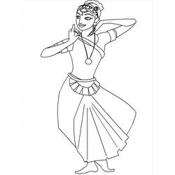 ぬりえページ: ダンサー (キャリアと職業) #92399 - 無料の印刷可能なぬりえページ