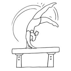 ぬりえページ: 体操 (キャリアと職業) #192297 - 無料の印刷可能なぬりえページ