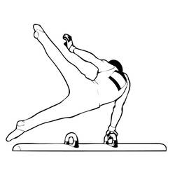 ぬりえページ: 体操 (キャリアと職業) #192300 - 無料の印刷可能なぬりえページ
