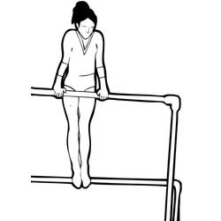 ぬりえページ: 体操 (キャリアと職業) #192305 - 無料の印刷可能なぬりえページ