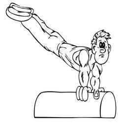 ぬりえページ: 体操 (キャリアと職業) #192306 - 無料の印刷可能なぬりえページ