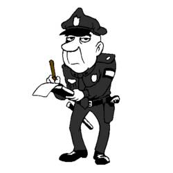 ぬりえページ: 警察官 (キャリアと職業) #105483 - 無料の印刷可能なぬりえページ