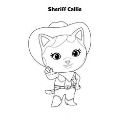 ぬりえページ: 保安官 (キャリアと職業) #107454 - 無料の印刷可能なぬりえページ