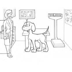 ぬりえページ: 獣医 (キャリアと職業) #213849 - 無料の印刷可能なぬりえページ