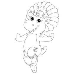 ぬりえページ: Barney (アニメキャラクター) #203029 - 無料の印刷可能なぬりえページ