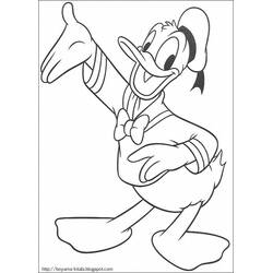 ぬりえページ: ドナルドダック (アニメキャラクター) #30117 - 無料の印刷可能なぬりえページ