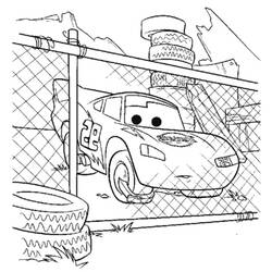 ぬりえページ: Flash McQueen (アニメキャラクター) #183645 - 無料の印刷可能なぬりえページ