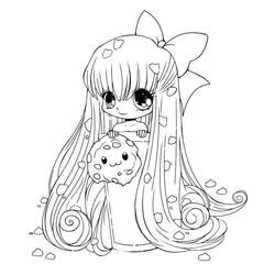 ぬりえページ: Kawaii (アニメキャラクター) #178119 - 無料の印刷可能なぬりえページ