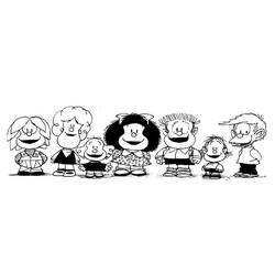 ぬりえページ: Mafalda (アニメキャラクター) #213286 - 無料の印刷可能なぬりえページ