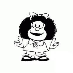 ぬりえページ: Mafalda (アニメキャラクター) #213288 - 無料の印刷可能なぬりえページ