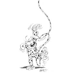 ぬりえページ: Marsupilami (アニメキャラクター) #50131 - 無料の印刷可能なぬりえページ