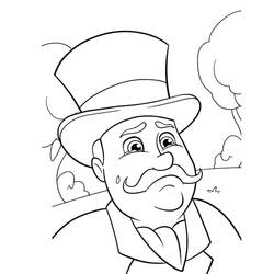 ぬりえページ: Mayor Hellinger (アニメキャラクター) #181903 - 無料の印刷可能なぬりえページ