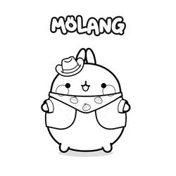 ぬりえページ: Molang (アニメキャラクター) #209150 - 無料の印刷可能なぬりえページ