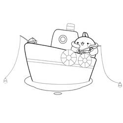 ぬりえページ: Molang (アニメキャラクター) #209184 - 無料の印刷可能なぬりえページ