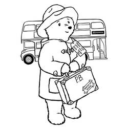 ぬりえページ: Paddington (アニメキャラクター) #209488 - 無料の印刷可能なぬりえページ