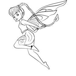 ぬりえページ: Tinker Bell (アニメキャラクター) #170493 - 無料の印刷可能なぬりえページ