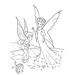 ぬりえページ: Tinker Bell (アニメキャラクター) #170525 - 無料の印刷可能なぬりえページ