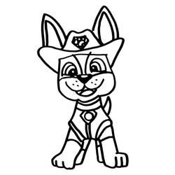 ぬりえページ: パウパトロール・トラッカー (アニメキャラクター) #181735 - 無料の印刷可能なぬりえページ