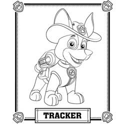 ぬりえページ: パウパトロール・トラッカー (アニメキャラクター) #181745 - 無料の印刷可能なぬりえページ