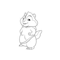 ぬりえページ: Alvinとthe Chipmunks (アニメとアニメーション番組) #128290 - 無料の印刷可能なぬりえページ
