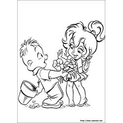 ぬりえページ: Alvinとthe Chipmunks (アニメとアニメーション番組) #128305 - 無料の印刷可能なぬりえページ