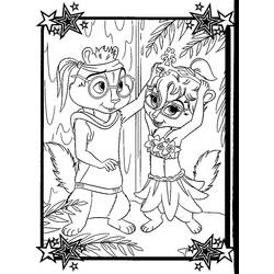 ぬりえページ: Alvinとthe Chipmunks (アニメとアニメーション番組) #203402 - 無料の印刷可能なぬりえページ