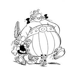 ぬりえページ: AsterixとObelix (アニメとアニメーション番組) #24379 - 無料の印刷可能なぬりえページ