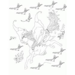 ぬりえページ: Bella Sara (アニメとアニメーション番組) #209674 - 無料の印刷可能なぬりえページ