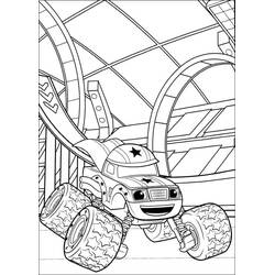 ぬりえページ: Blazeとthe Monster Machines (アニメとアニメーション番組) #199459 - 無料の印刷可能なぬりえページ
