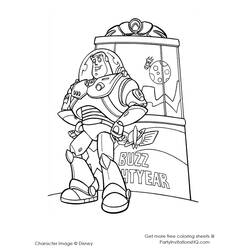 ぬりえページ: Buzz Lightyear of Star Command (アニメとアニメーション番組) #46682 - 無料の印刷可能なぬりえページ