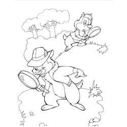 ぬりえページ: ChipとDale for Kids (アニメとアニメーション番組) #185789 - 無料の印刷可能なぬりえページ