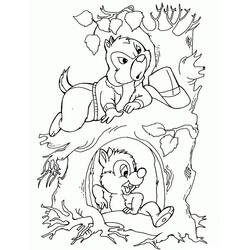 ぬりえページ: ChipとDale for Kids (アニメとアニメーション番組) #185816 - 無料の印刷可能なぬりえページ