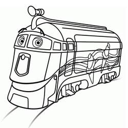 ぬりえページ: Chuggington (アニメとアニメーション番組) #206833 - 無料の印刷可能なぬりえページ