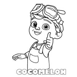 ぬりえページ: CoComelon (アニメとアニメーション番組) #203458 - 無料の印刷可能なぬりえページ