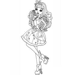 ぬりえページ: Ever After High (アニメとアニメーション番組) #207942 - 無料の印刷可能なぬりえページ