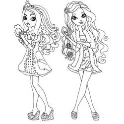 ぬりえページ: Ever After High (アニメとアニメーション番組) #207955 - 無料の印刷可能なぬりえページ
