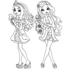 ぬりえページ: Ever After High (アニメとアニメーション番組) #207978 - 無料の印刷可能なぬりえページ