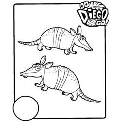 ぬりえページ: Go Diego! (アニメとアニメーション番組) #48546 - 無料の印刷可能なぬりえページ